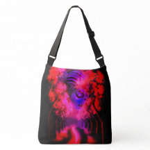 Neon Goddess in Enchanted Forest