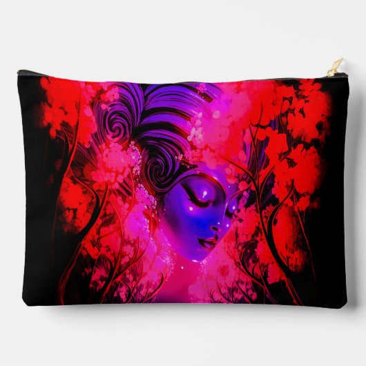 Neon Goddess in Enchanted Forest Etui (Achterkant)