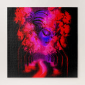 Neon Goddess in Enchanted Forest Legpuzzel (Verticaal)