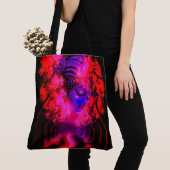 Neon Goddess in Enchanted Forest Tote Bag (Dichtbij)