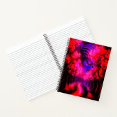 Neon Godin in Betoverd Woud Notitieboek (Binnen)