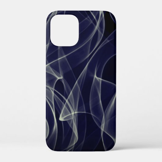 Neon Gold en Blue Curvy Line Pattern - COOL Case-Mate iPhone Case (Achterkant)