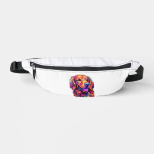 Neon Golden Retriever Heuptasje