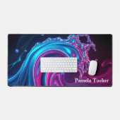 Neon Golf Futuristische Cyberpunk Gaming Bureaumat (Keyboard & Muis)