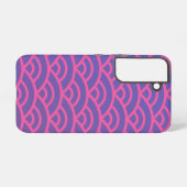 Neon Golven Samsung Galaxy Hoesje (Achterkant horizontaal)
