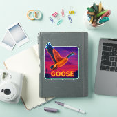 Neon Goose Sticker (iPad Cover)
