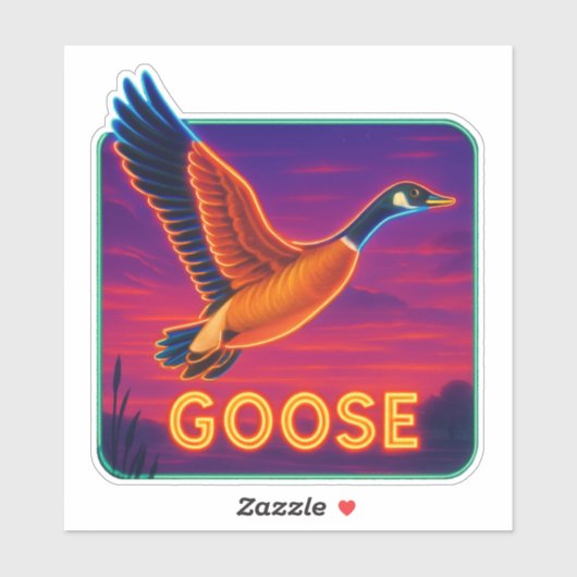 Neon Goose Sticker (Vel)