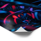 Neon Gorilla Perfect Poster (Hoek)