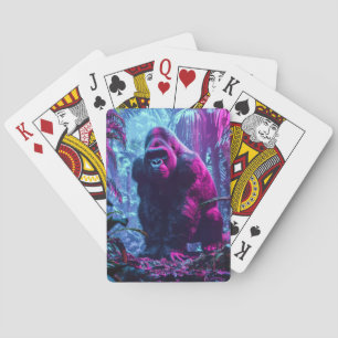 Neon Gorilla Pokerkaarten