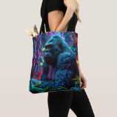 Neon Gorilla Tote Bag (Dichtbij)
