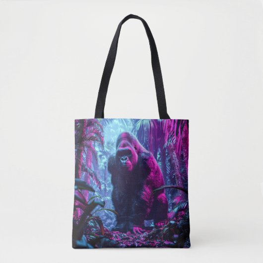 Neon Gorilla Tote Bag (Voorkant)