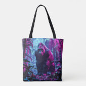 Neon Gorilla Tote Bag (Achterkant)