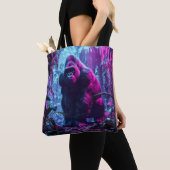Neon Gorilla Tote Bag (Dichtbij)