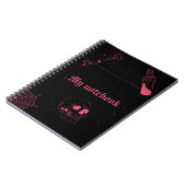 Neon Gothic Notitieboek – Pink & Black Journal (Linkerzijde)