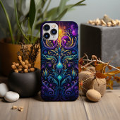 Neon gotisch, psychedelisch patroonontwerp Case-Mate iPhone case
