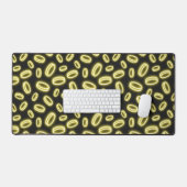 Neon Goud dat Valt Bureaumat (Keyboard & Muis)