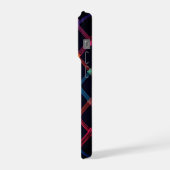 Neon Gradiënt Aangepast Monogram iPhone hoesje 15 Pro Case (Linkerkant)