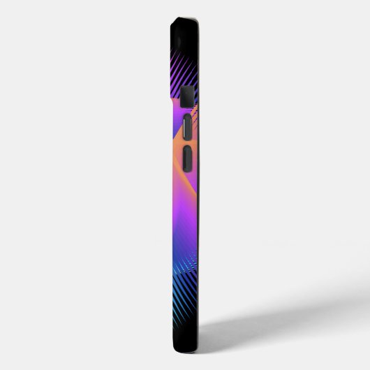Neon Gradient Optical Illusion-ontwerp Case-Mate iPhone Case (Achterkant / Links)