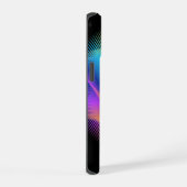  Neon Gradient Optical Illusion-ontwerp iPhone 15 Case (Rechterkant)