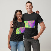 Neon Gradiënt Party Vibes T-shirt (Unisex)