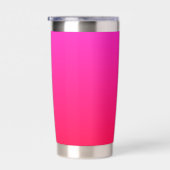 Neon Gradiënt Rood naar Roze Geïsoleerde Drinkbeker (Rechts)