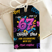Neon Graffiti 6 7 Meme Trend Six Seven Birthday Cadeaulabel
