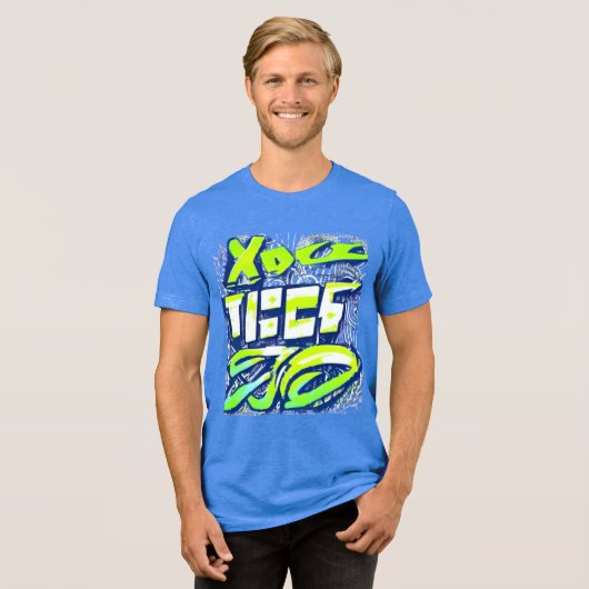 Neon Graffiti Art T-shirt (Voorkant volledig)