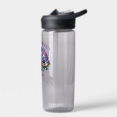 Neon Graffiti Cool Mom & Son Skateboard Water Bott Waterfles (Links)