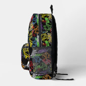Neon Graffiti Gaming Patroon Bedrukte Rugzak (Rechts)