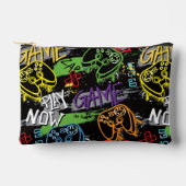 Neon Graffiti Gaming Patroon Etui (Voorkant)