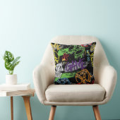Neon Graffiti Gaming Patroon Kussen (Stoel)