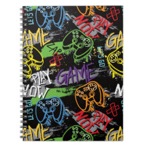 Neon Graffiti Gaming Patroon