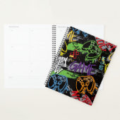 Neon Graffiti Gaming Patroon Planner (Display)