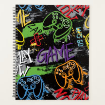 Neon Graffiti Gaming Patroon