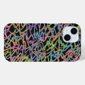 Neon Graffiti iPhone case (Achterkant (horizontaal))