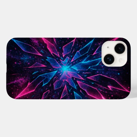 Neon Graffiti iPhone Case – Urban Streetwear Gift (Achterkant (horizontaal))
