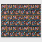 Neon Grand Opening Billboard Cadeaupapier (Vlak)