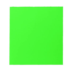 Neon Green Aangepast gekleurd Notitieblok