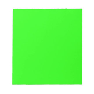 Neon Green Aangepast gekleurd Notitieblok