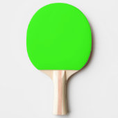 Neon Green Aangepaste kleur Helderkleurig zwart Tafeltennisbatje (Voorkant)