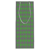 Neon Green Aliens Medium Gift Bag Wijn Cadeautas (Achterkant)