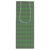 Neon Green Aliens Medium Gift Bag Wijn Cadeautas (Voorkant)
