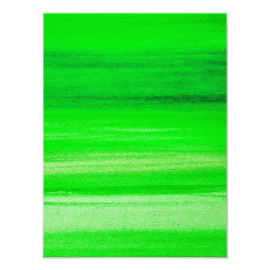 Neon Green Backdrop Waterverf Abstracte achtergron Foto Afdruk (Voorkant)