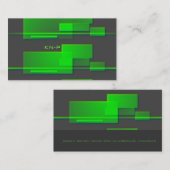 neon green  BC Visitekaartje (Voorkant / Achterkant)