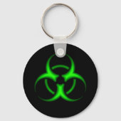 Neon Green Biohazard Sleutelhanger (Voorkant)