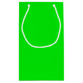 Neon Green Birthday Calculator Klein Cadeauzakje (Achterkant)