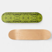 Neon Green Black Skateboard (Horizontaal)