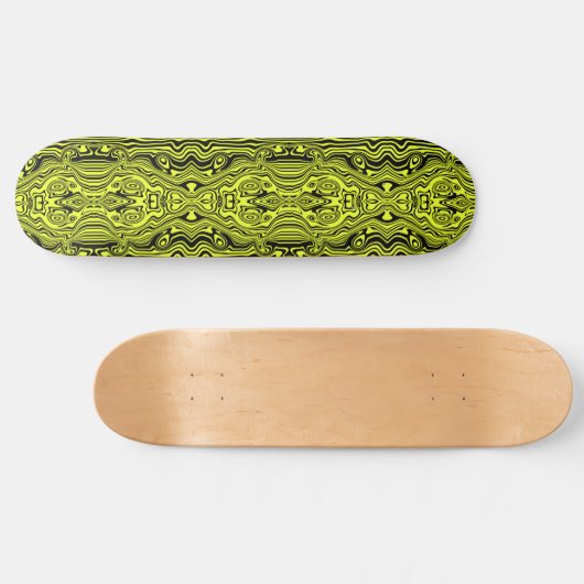Neon Green Black Skateboard (Horizontaal)