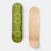 Neon Green Black Skateboard (Voorkant)