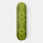 Neon Green Black Skateboard (Voorkant)